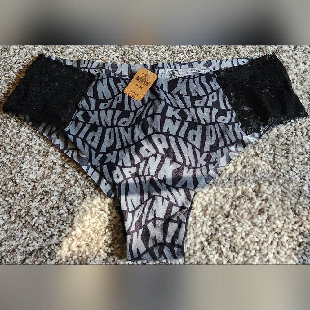 NWT PINK By Victoria's Secret No Show Cheekster Panty